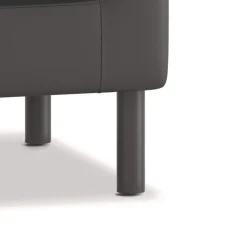 HON 23 in. x 23 in. x 17.5 in. Parkwyn Series Ottoman - Black