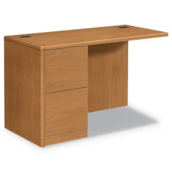 HON 10700 Series 48 in. x 24 in. x 29.5 in. Full Left Pedestal Return - Harvest