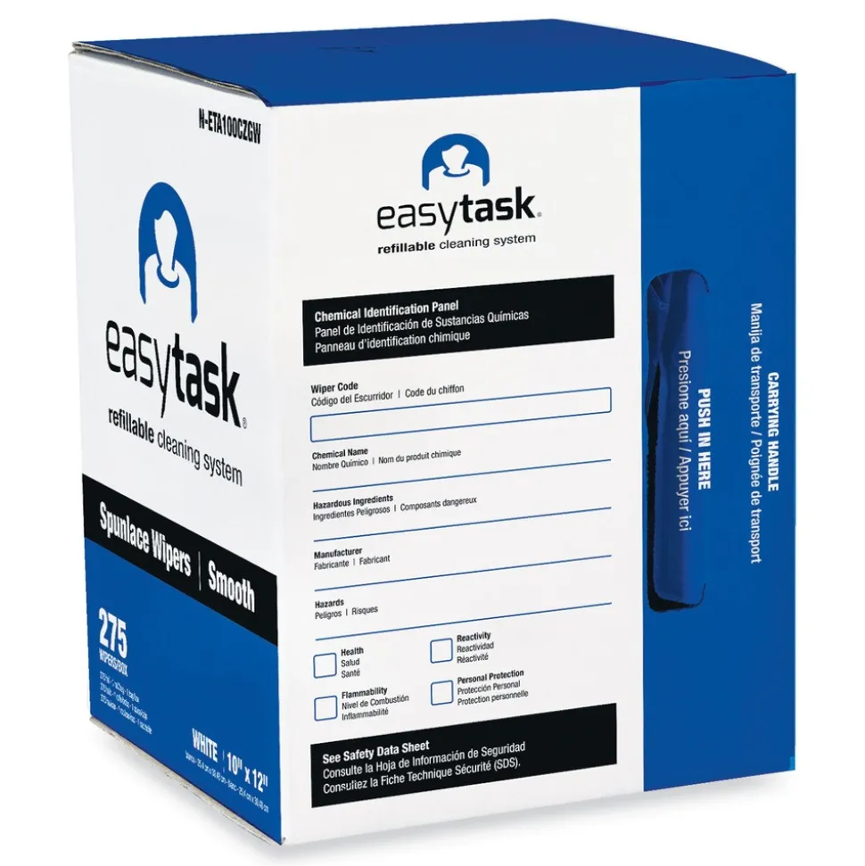 HOSPECO 10 in. x 12 in. 1-Ply Easy Task Center-Pull A100 Wiper - White