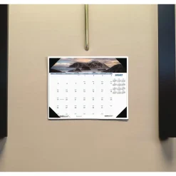 House of Doolittle Earthscapes 18.5 in. x 13 in. 12-Month (Jan-Dec) 2026 Recycled Monthly Desk Pad Calendar - Coastlines Photos