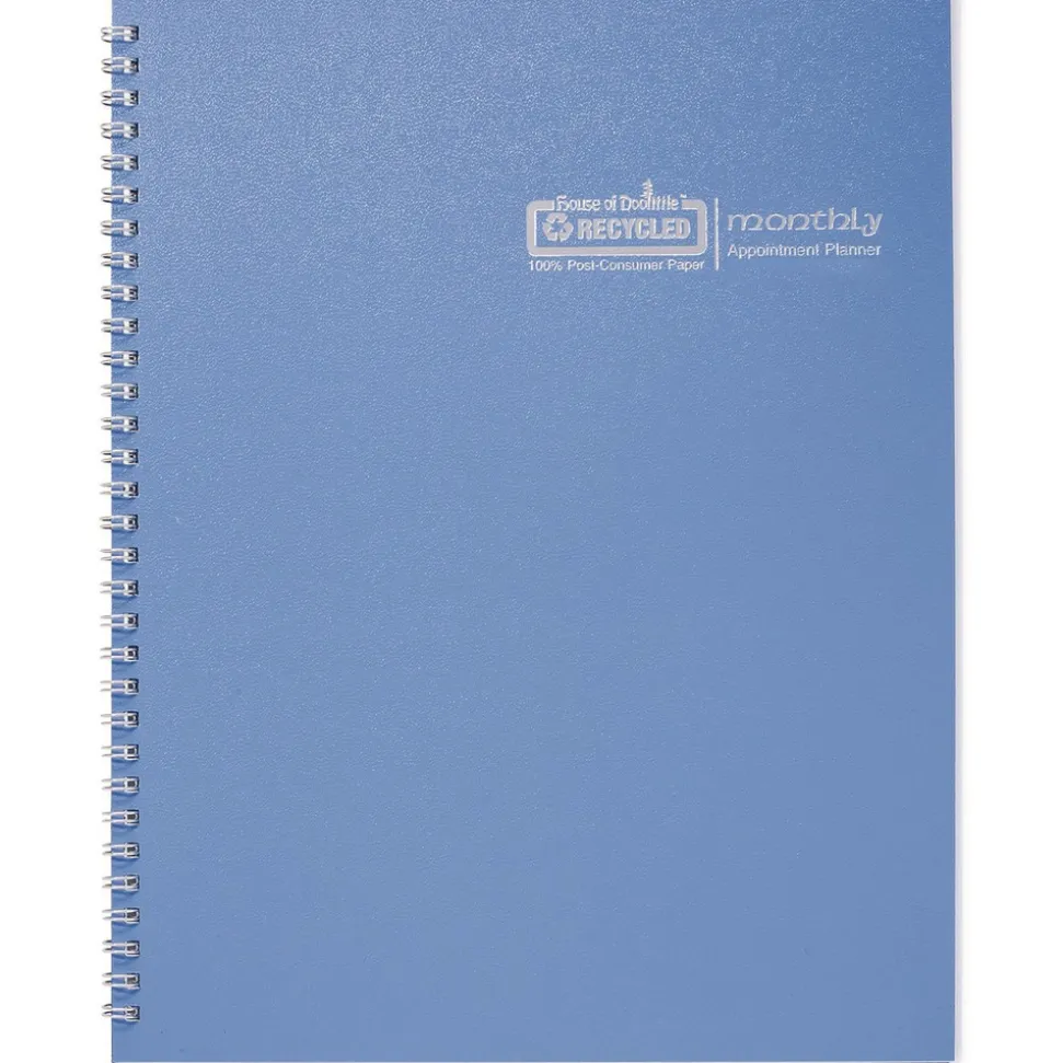 House of Doolittle 10 in. x 7 in. 12-Month (Jan to Dec) 2026 Seasonal Monthly Planner - Illustrated Seasons Artwork/Light Blue Cover