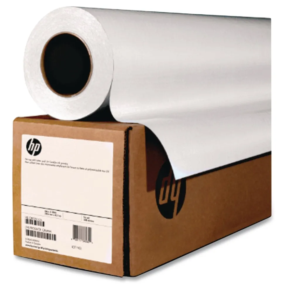 HP 24 in. x 100 ft. 2 in. Core Super-Heavyweight Plus Matte Paper - Matte Ultra White (1-Roll)