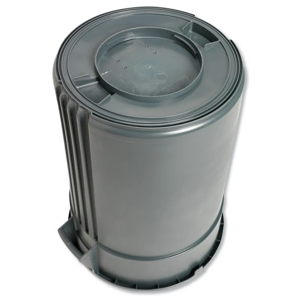 Impact Gator Plus 44 Gallon Plastic Container - Gray