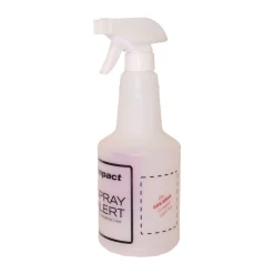 Impact 32-Pack/Carton 3-Piece/Pack 24 oz. Spray Alert System with Red/White Sprayer - Natural