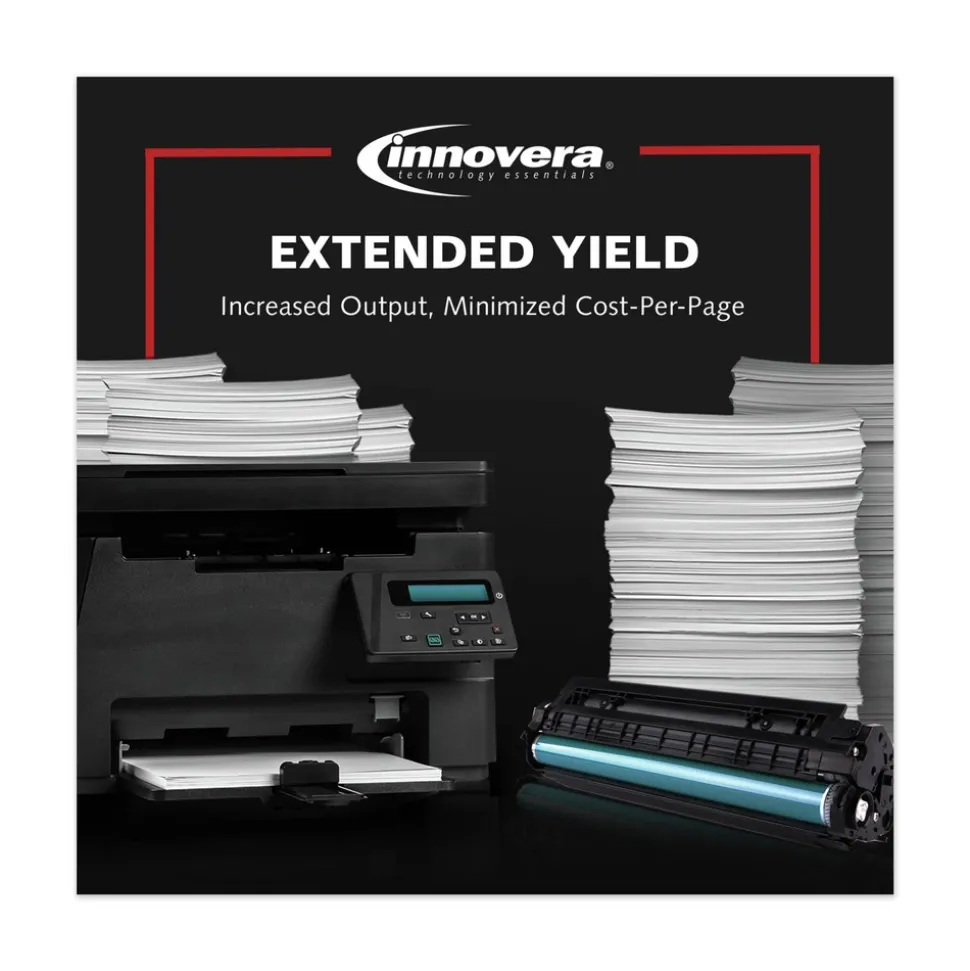 Innovera IVRD1250C 1400 Page-Yield Remanufactured High-Yield Toner Replacement for 331-0777 - Cyan