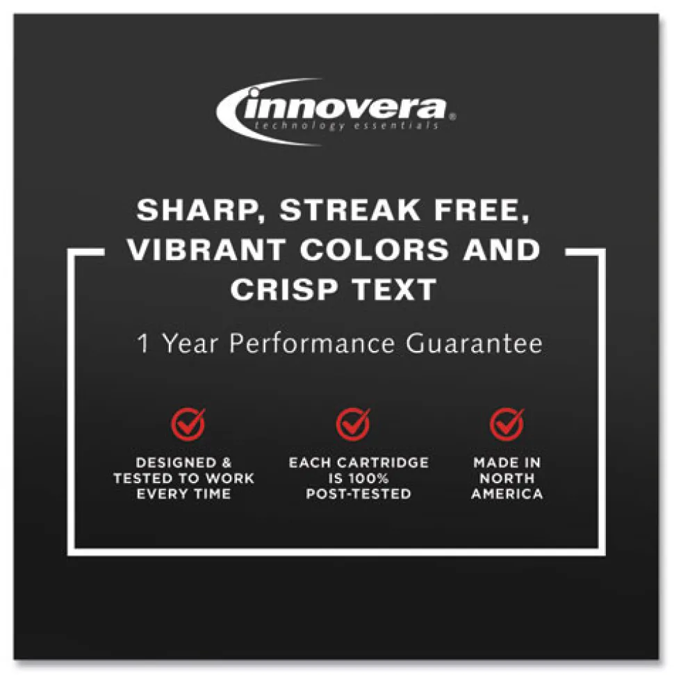 Innovera Remanufactured 1,600 Page-Yield Replacement High-Yield Ink for 952XL (L0S67AN) - Yellow