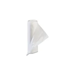 Inteplast Group Draw-Tuff 38 in. x 28.5 in. 1 mil, 23 Gallon, Draw-Tape Can Liners - Natural (6/Carton)