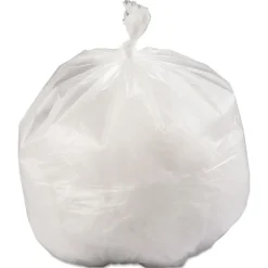 Inteplast Group 33 in. x 39 in. 11.94 mic 33 Gallon High-Density Commercial Can Liners - Natural (400/Carton)