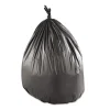 Inteplast Group 38 in. x 58 in. 1.15 mil 60 Gallon Low-Density Commercial Can Liners - Black (100/Carton)