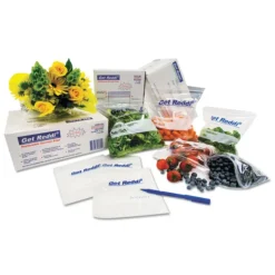 Inteplast Group PB120830 24-Quart 1 mil. 12 in. x 30 in. Food Bags - Clear (500/Carton)