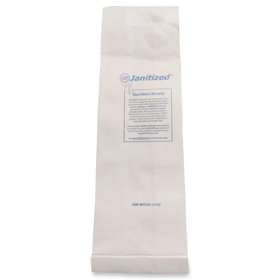 Janitized Vacuum Filter Bags Designed to Fit Windsor Sensor S/S2/XP/Versamatic Plus (100/Carton)
