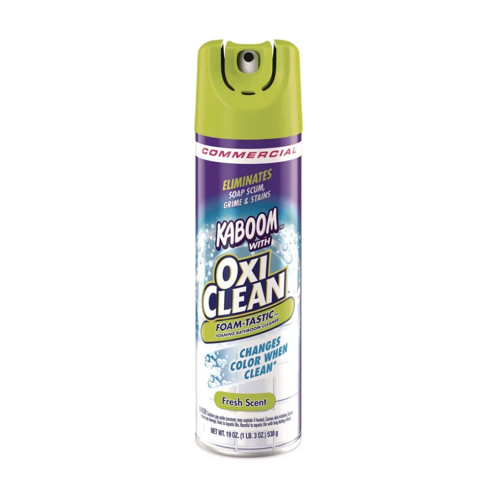 Kaboom 57037-00071 19 oz. Spray Can Foamtastic Bathroom Cleaner - Fresh Scent (8/Carton)
