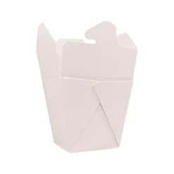 Kari-Out 3.63 in. x 3 in. x 3.5 in. 26 oz. Paper Food Pail - White (400/Carton)