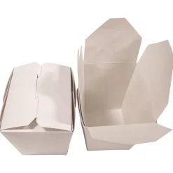Kari-Out 3.63 in. x 3 in. x 3.5 in. 26 oz. Paper Food Pail - White (400/Carton)