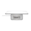 Kensington FreshView Wellness 22.5 in. x 11.5 in. x 5.4 in. Supports 200 lbs. Monitor Stand with Air Purifier, For 27-in Monitors - White