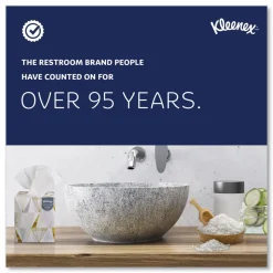 Kleenex 2-Ply Flat Box Naturals Facial Tissue for Business - White (125 Sheet/Box)