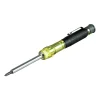 Klein Tools 4-in-1 Electronics Multi-Bit Pocket Screwdriver Set with Professional Phillips and Slotted Bits