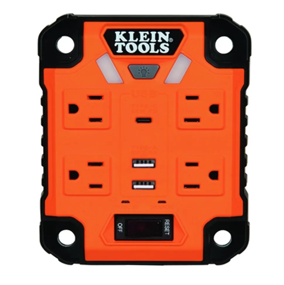 Klein Tools PowerBox 1 Magnetic Power Strip with Surge Protector
