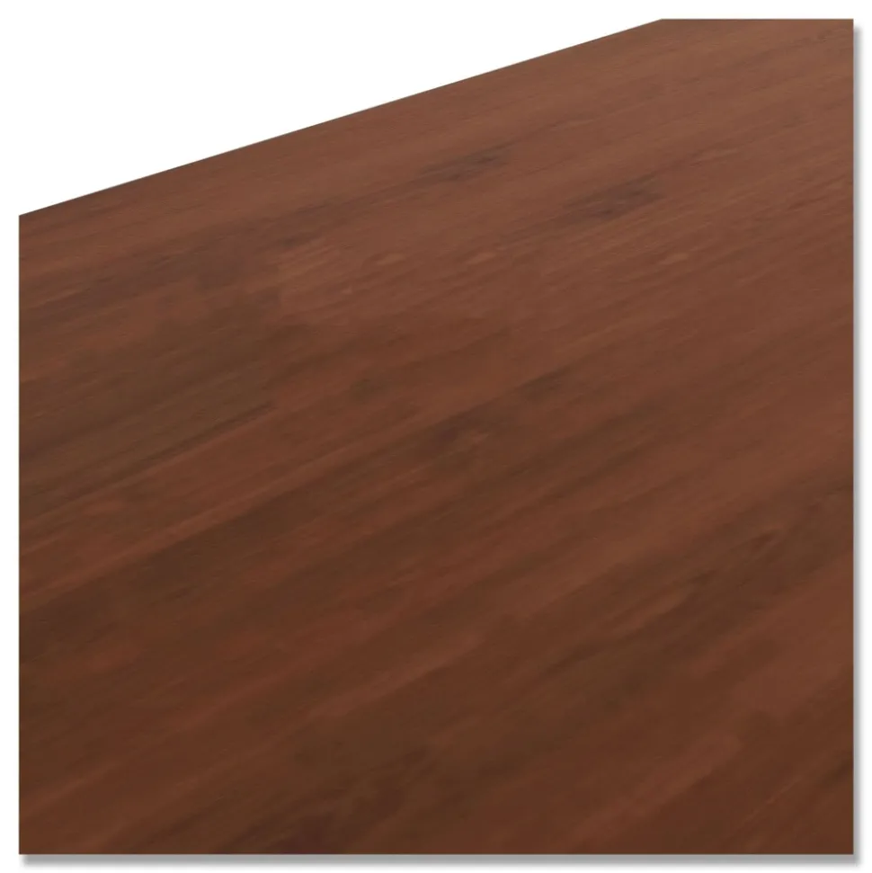 Linea Italia 31.25 in. x 23.25 in. x 45.25 in. 1-Leg Study Carrell Add On - Cherry