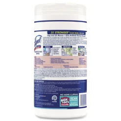 LYSOL Brand 7 in. x 7.25 in. 1-Ply Disinfecting Wipes - Crisp Linen/White