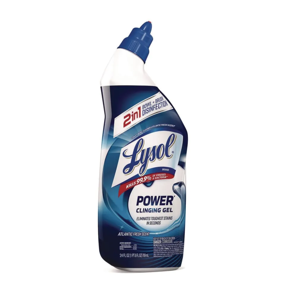 LYSOL Brand 24 oz. Disinfectant Toilet Bowl Cleaner - Atlantic Fresh Scent