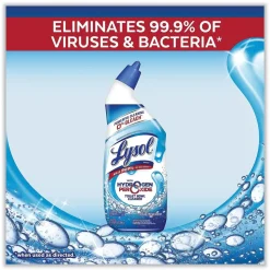 LYSOL Brand 24 oz Toilet Bowl Cleaner with Hydrogen Peroxide - Ocean Fresh Scent (9/Carton)