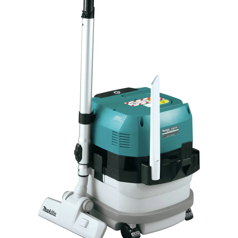 Makita 40V max XGT Brushless Lithium-Ion 2.1 Gallon Cordless Wet/Dry Dust Extractor Vacuum Kit with 2 Batteries (4 Ah)