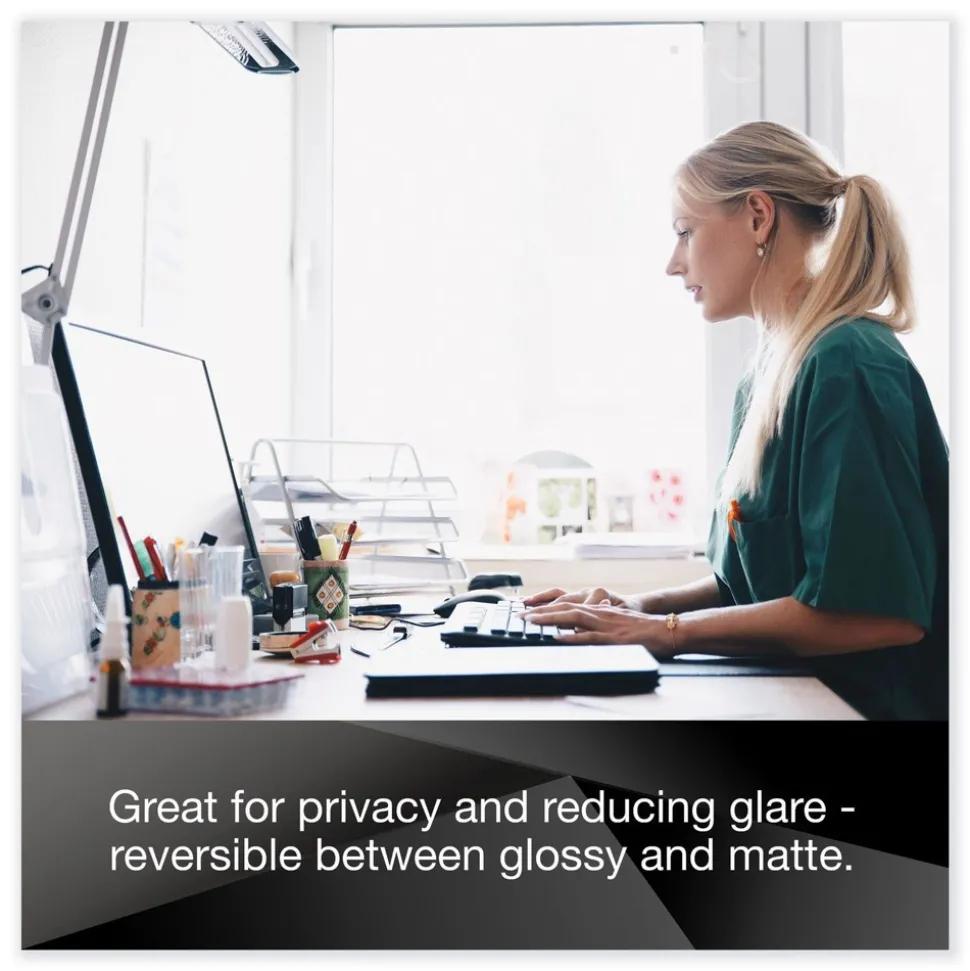 3M 16:9 Aspect Ratio Comply Magnetic Attach Privacy Filter for 23.8 in. Widescreen Flat Panel Monitor