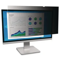 3M 16:9 Aspect Ratio Frameless Blackout Privacy Filter for 24 in. Widescreen Flat Panel Monitor