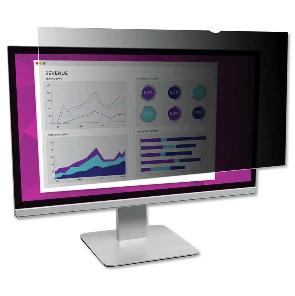 3M 16:10 Aspect Ratio High Clarity Privacy Filter for 22 in. Widescreen Flat Panel Monitor
