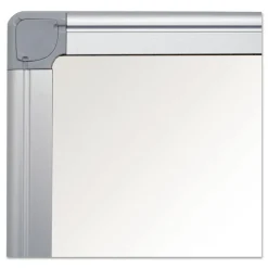 MasterVision Earth Silver 36 in. x 24 in. Easy Clean Dry Erase Boards - White Surface/Satin Aluminum Frame