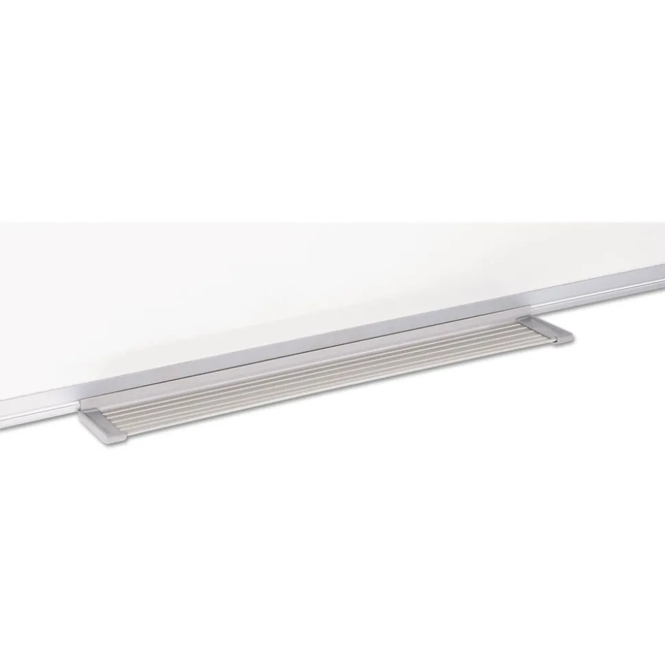 MasterVision Earth Silver 48 in. x 36 in. Easy Clean Magnetic Dry Erase Boards - White Surface/Satin Aluminum Frame