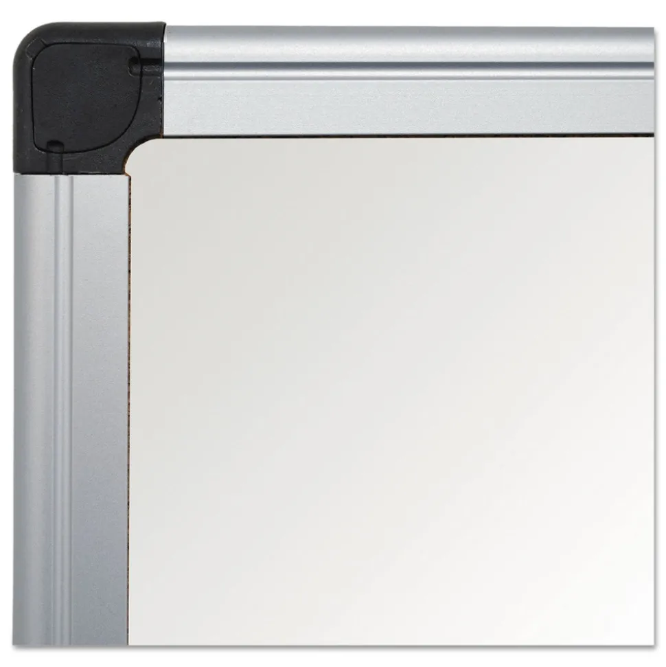 MasterVision 24 in. x 36 in. Aluminum Frame Porcelain Value Dry Erase Board - White