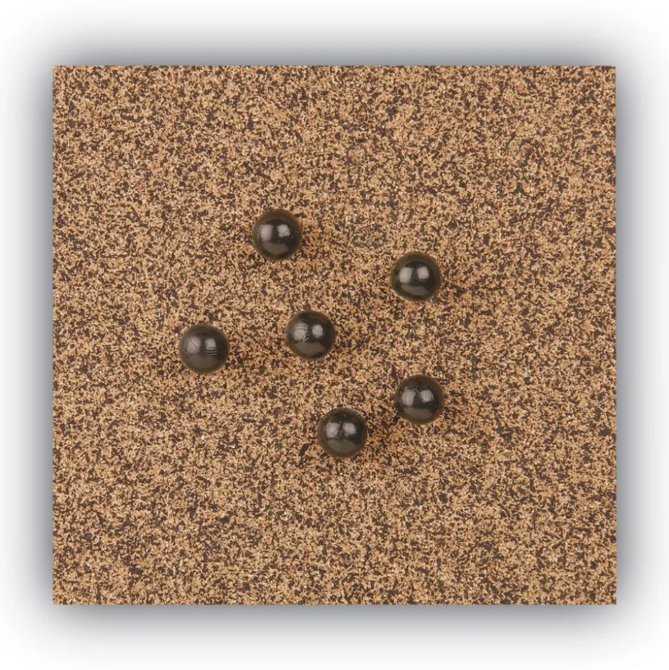 MasterVision 48 in. x 36 in. Tech Cork Board - Tan Surface, Silver/Black Aluminum Frame
