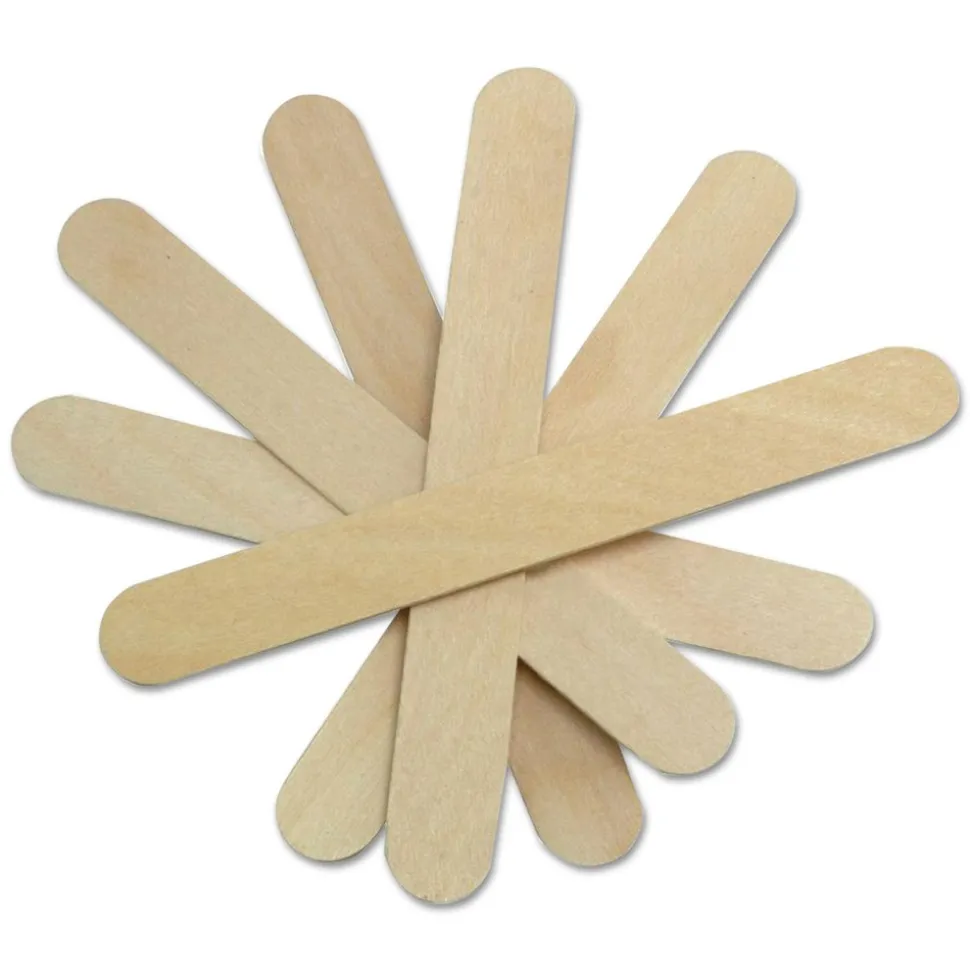 Medline 6 in. Non-Sterile Wood Tongue Depressors (500/Box)