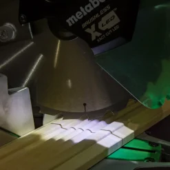 Metabo HPT 18V MultiVolt Brushless Lithium-Ion 10 in. Cordless Single Bevel Miter Saw Kit (5 Ah)
