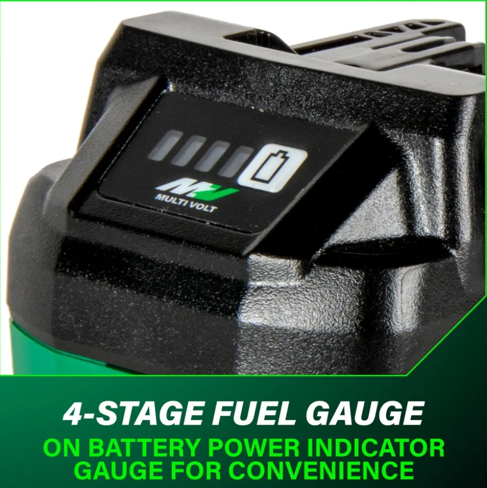 Metabo HPT 18V/36V MultiVolt 5 Ah/2.5 Ah Water and Impact Resistant Lithium-Ion Battery