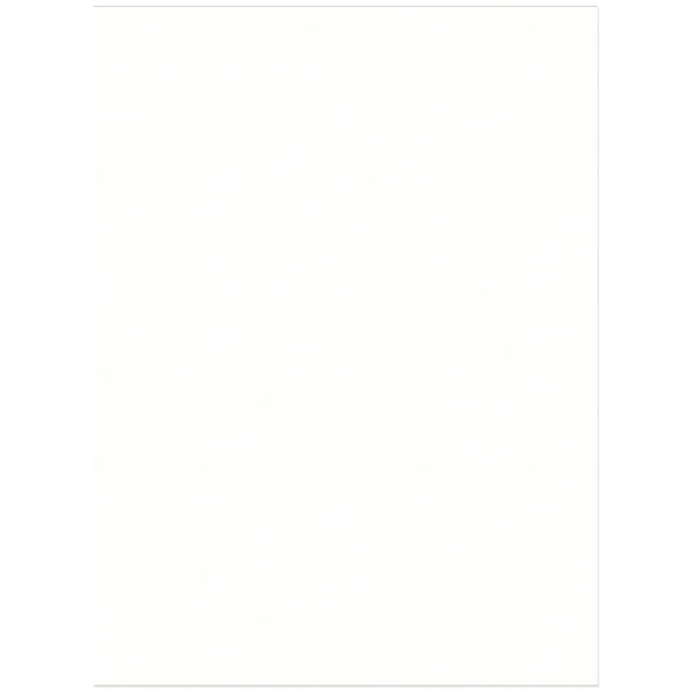 Pacon 9 in. x 12 in. 76 lbs. Text Weight Tru-Ray Construction Paper - White (50 Packs/Carton)