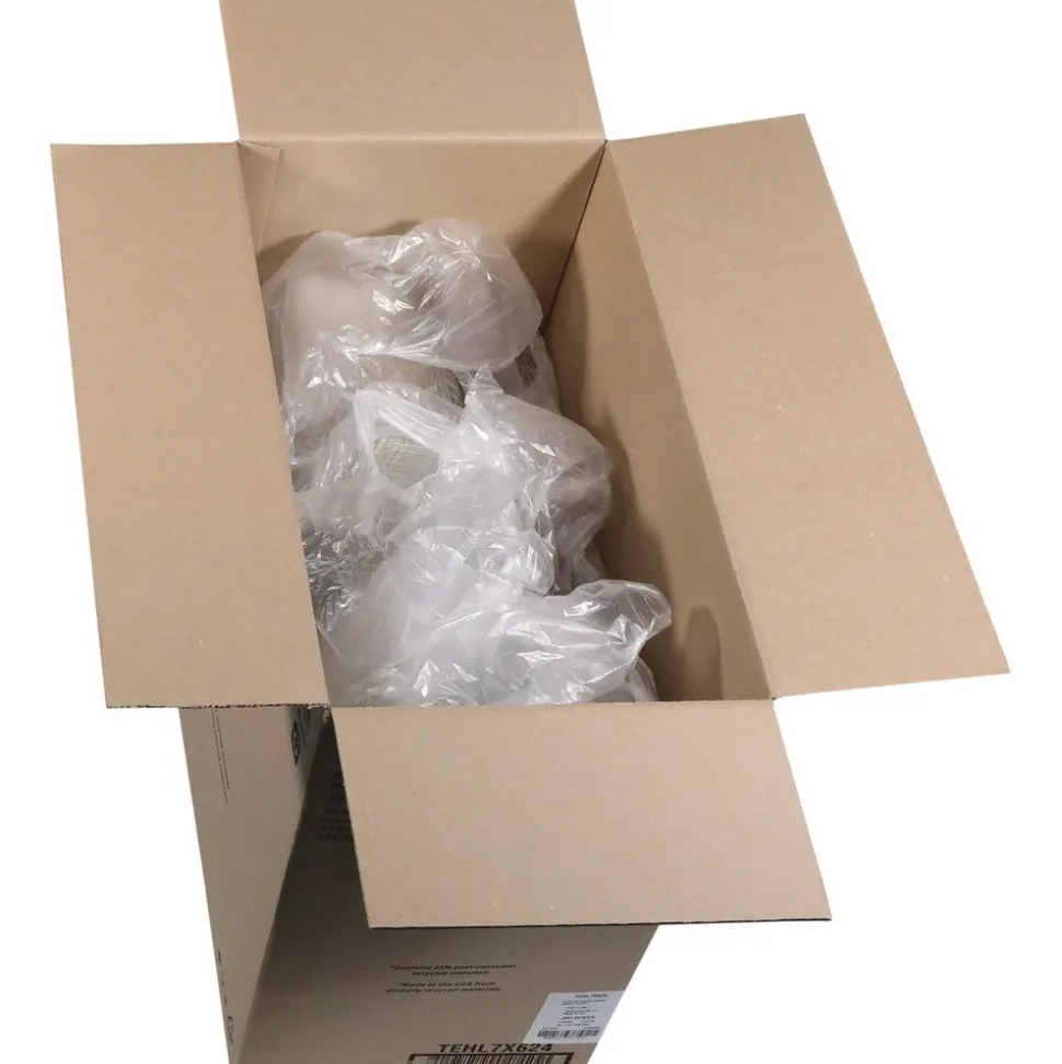 Pactiv Corp. 7.25 in. x 6.37 in. x 2 in. 24 oz. EarthChoice Tamper Evident Recycled Hinged Lid Deli Container - Clear (231/Carton)