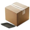 Pactiv Corp. 10.88 in. x 5.88 in. x 0.69 in. No. 10S Foam Supermarket Tray - Black (500/Carton)