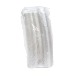 Pactiv Corp. EarthChoice 4.92 in. x 5.87 in. x 2.48 in. 16 oz. Plastic Recycled PET Hinged Container - Clear (200/Carton)