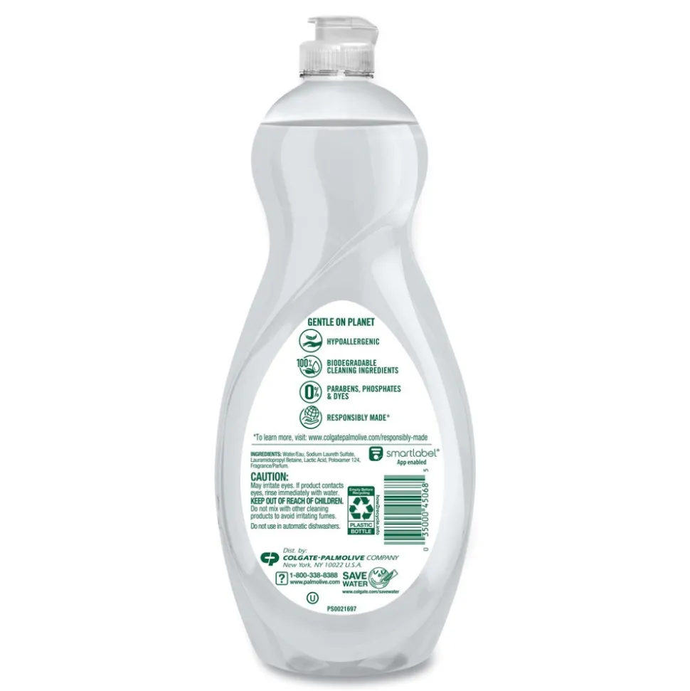 Palmolive 32.5 oz. Bottle Pure plus Clear Dishwashing Liquid - Spring Fresh (9/Carton)