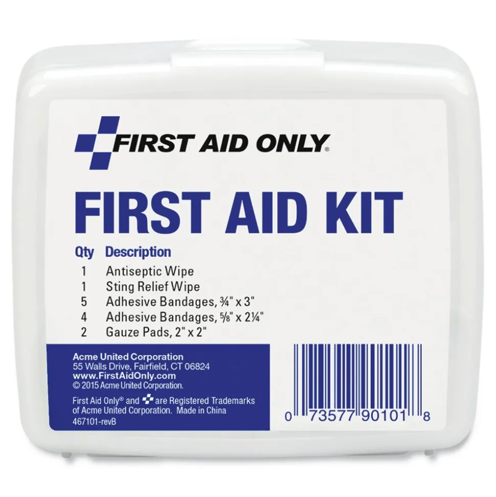 PhysiciansCare by First Aid Only 13-Piece Mini First Aid On the Go Kit with Plastic Case (1-Kit)