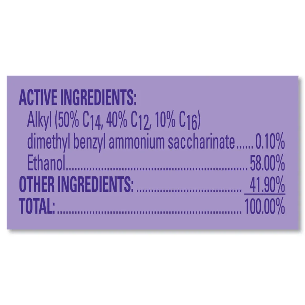 Professional LYSOL Brand 36241-89097 19 oz. Aerosol Spray Disinfectant Spray - Lavender