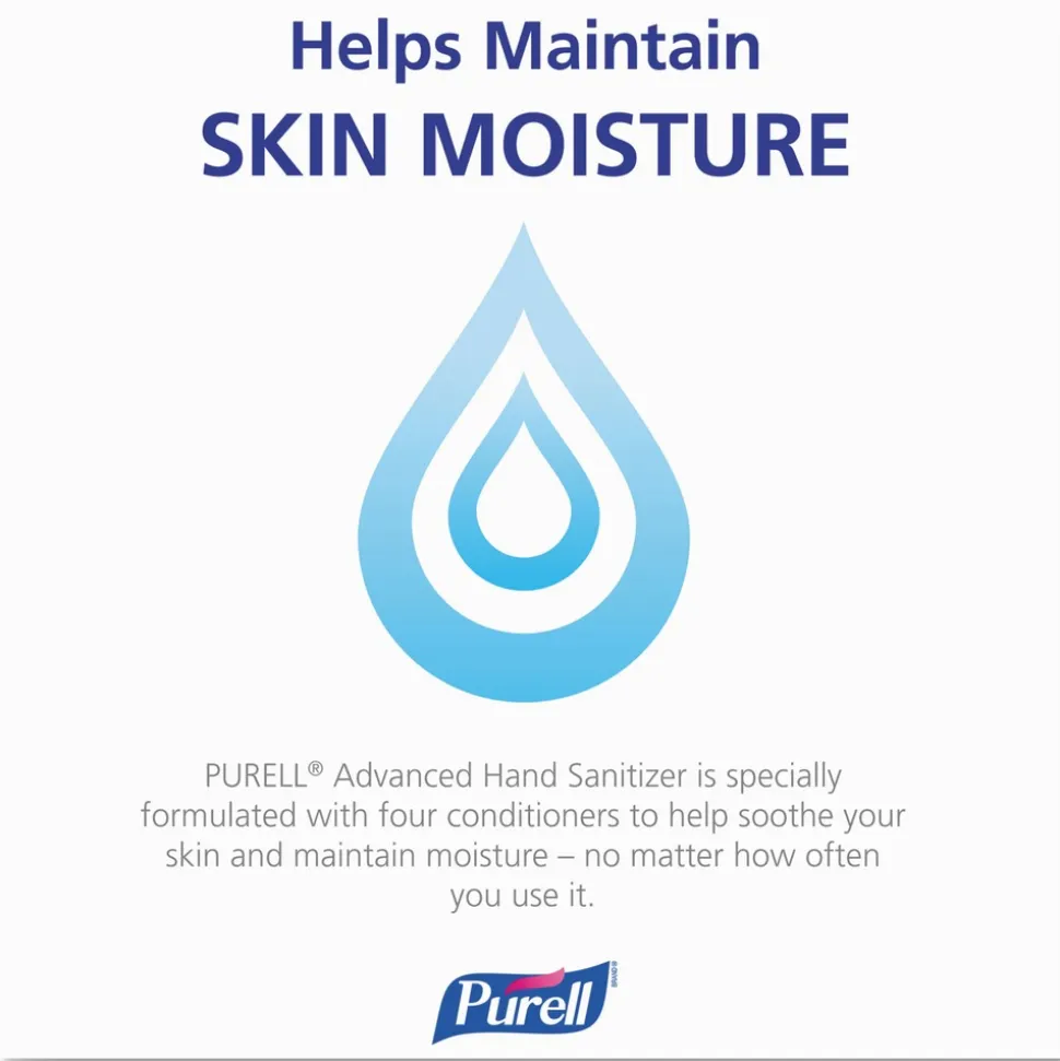 PURELL 8803-03 PURELL Green Certified Advanced 1200 mL Hand Sanitizer Refill for ADX-12 Dispenser (3/Carton)