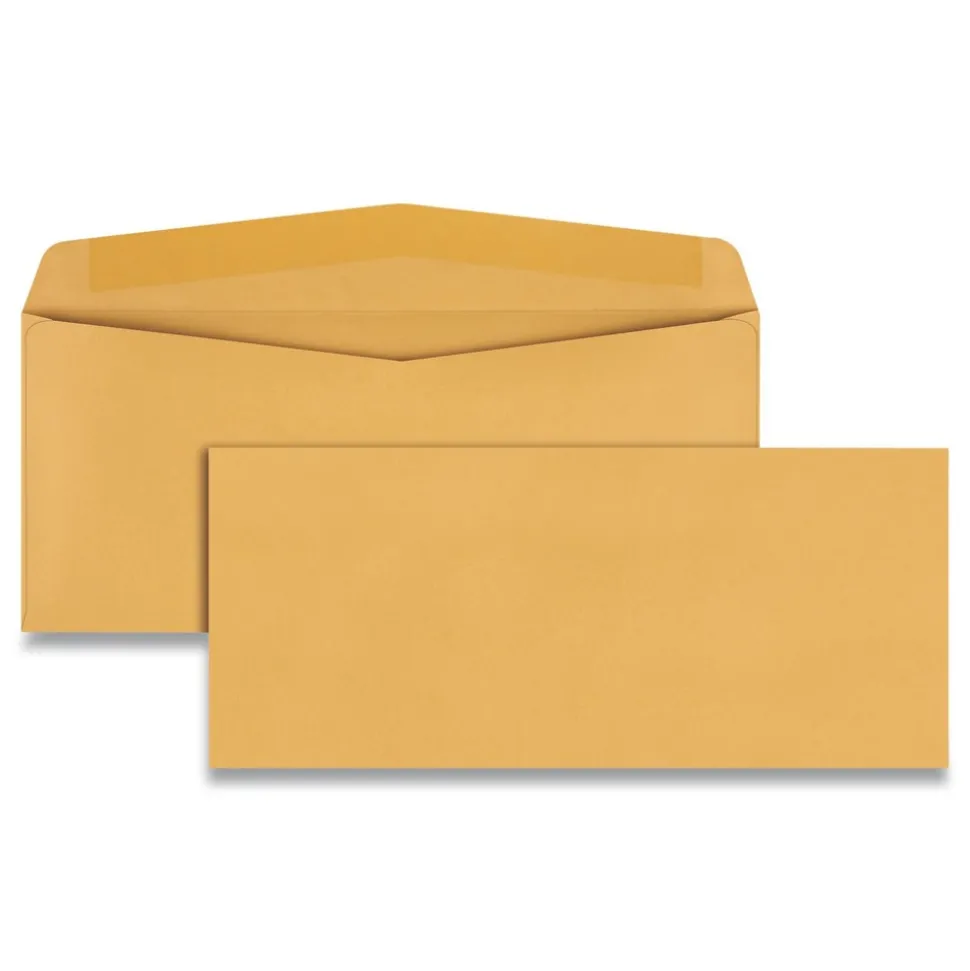 Quality Park 5 in. x 11.5 in. #14 Commercial Flap Gummed Closure Kraft Envelope - Brown Kraft (500/Box)