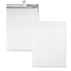 Quality Park Redi-Strip 14 in. x 19 in. No. 6 Square Flap Adhesive Closure Poly Mailer - White (100/Box)