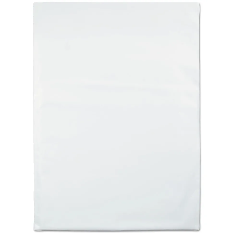 Quality Park Redi-Strip 14 in. x 19 in. No. 6 Square Flap Adhesive Closure Poly Mailer - White (100/Box)