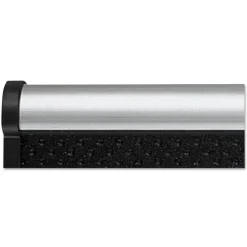 Quartet Prestige 36 in. x 24 in. Embossed Foam Bulletin Board - Black/Silver
