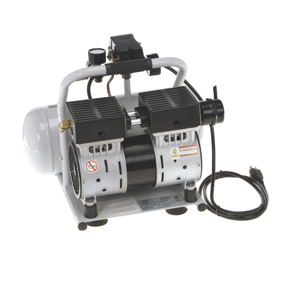 Quipall 1 HP 2 Gallon Oil-Free Hotdog Air Compressor